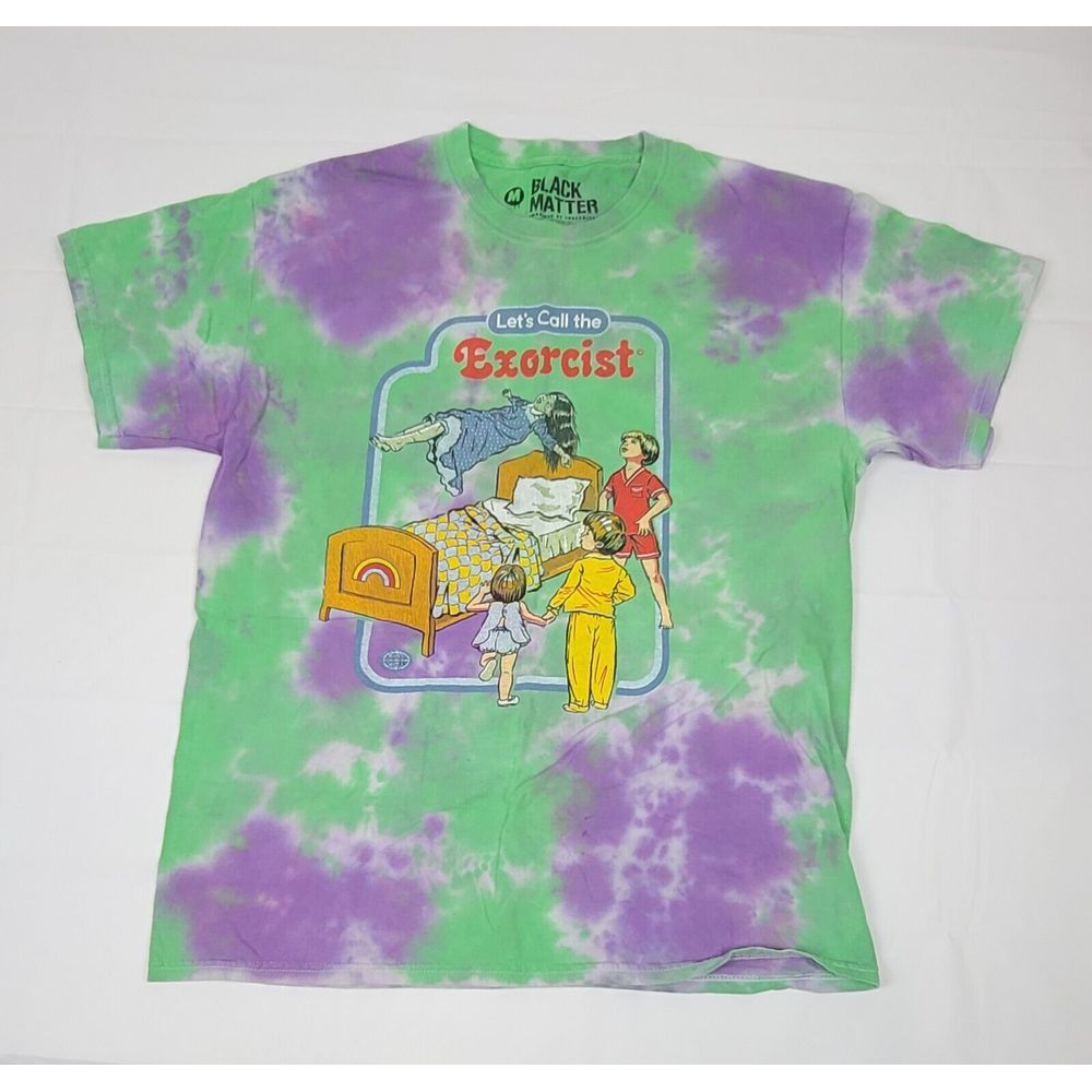 Steven‎ Rhodes by Threadles T-Shirt Mens Medium. Let's Call the Exorcist Tie Dye